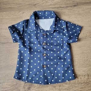Button Down T-Shirt 2T